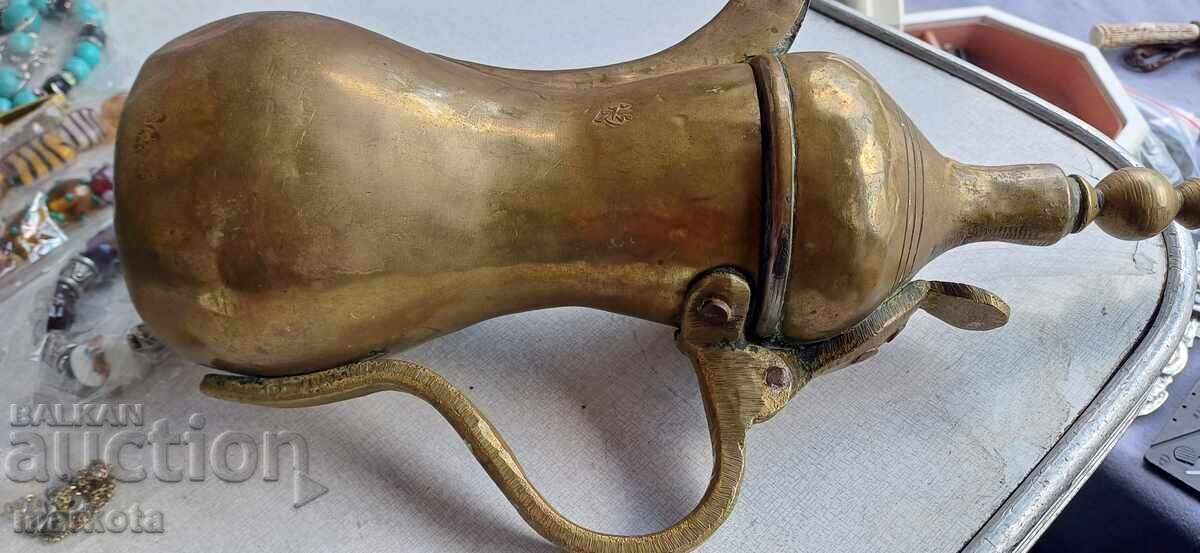 Османски чайник кафеник кана съд с тугри ибрик - 6