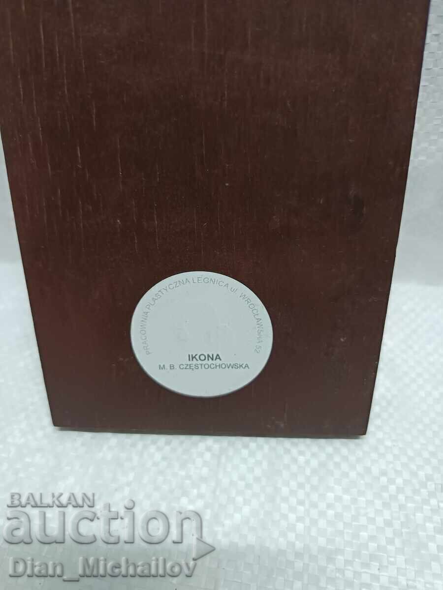 Licitație Veche Icoană Fecioara Maria Licitație Veche Icoană Fecioara Maria