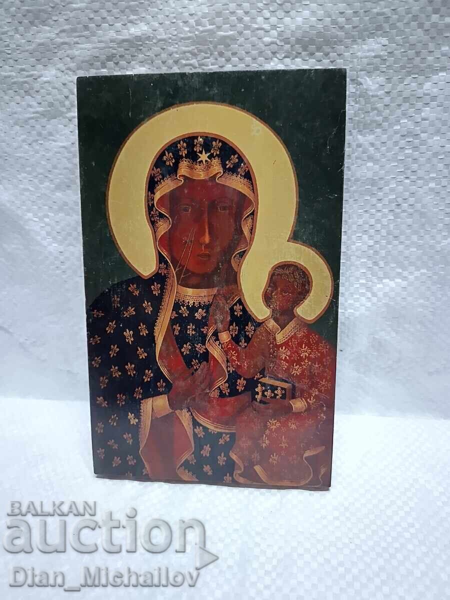 Veche Icoană Fecioara Maria Veche Icoană Fecioara Maria