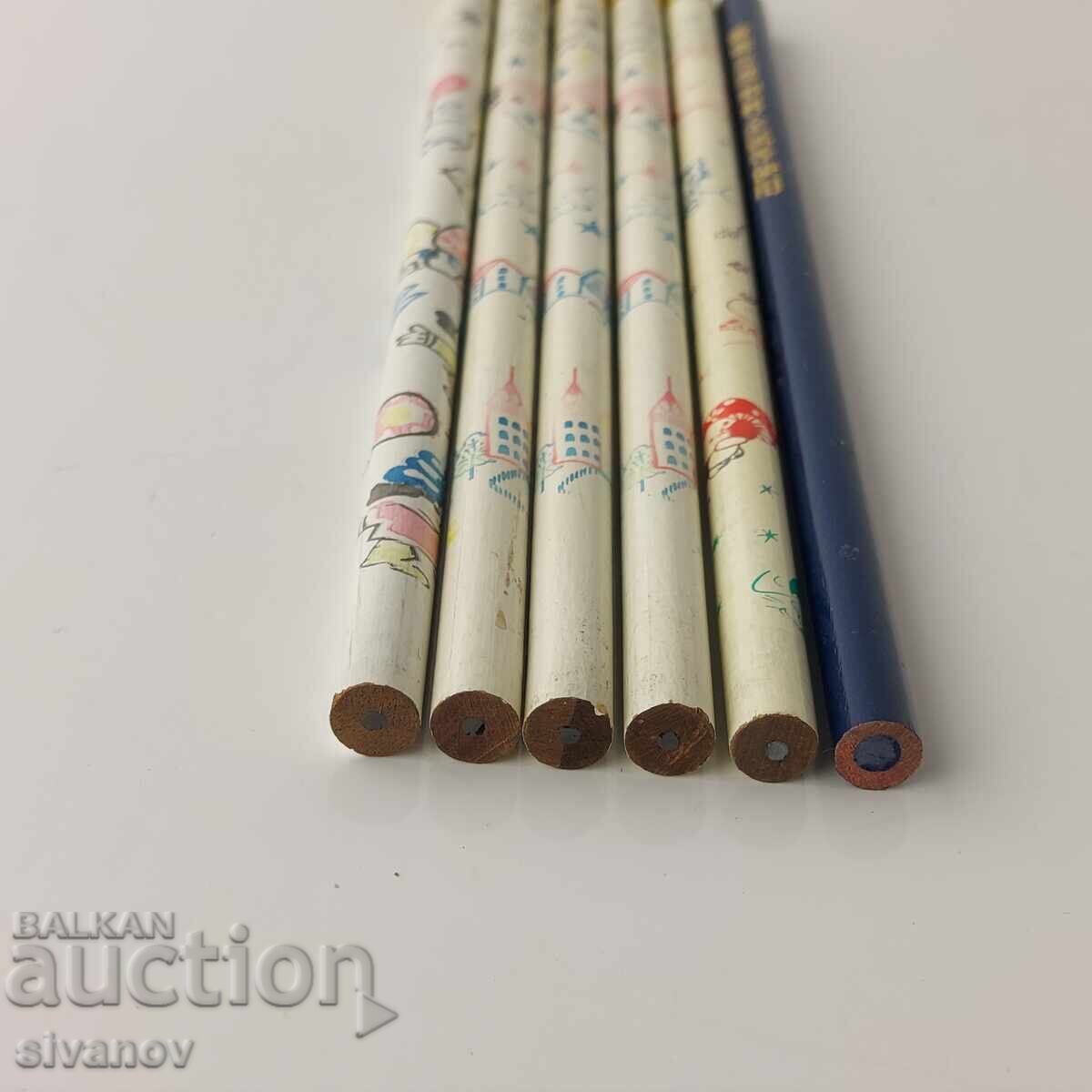 Delivery of Lot of 6 Chinese pencils #5847 Delivery of Lot of 6 Chinese pencils #5847