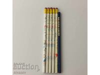 Lot of 6 Chinese pencils #5847