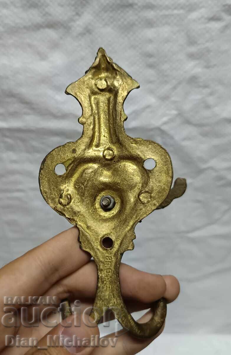 Antique Brass Hangers - 6 Antique Brass Hangers - 6