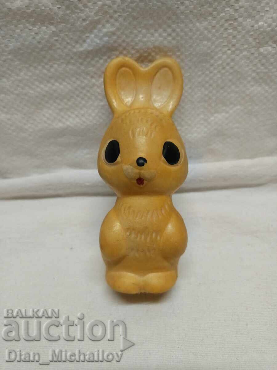 Socially-Humble Squeaky Toy Rabbit from the USSR