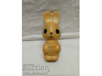 Jucărie de cauciuc scârțâitoare Iepure din URSS