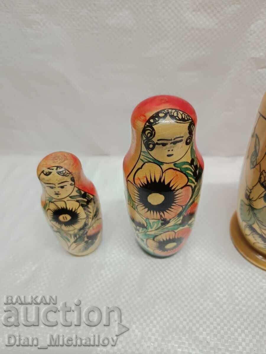 Auction Old Russian Matryoshka Doll Auction Old Russian Matryoshka Doll