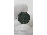 Monedă de colecție 2 cenți anul 1881 cu luciu