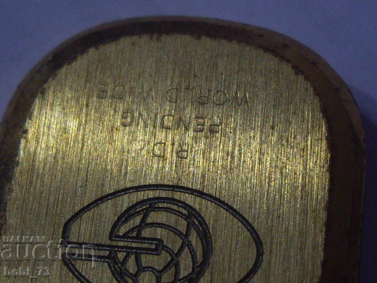 Ceas electronic vechi, placat cu aur - 5