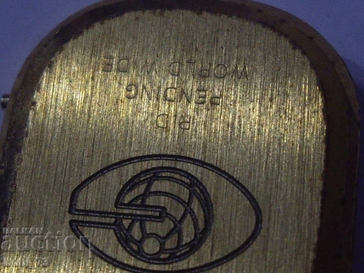 Ceas electronic vechi, placat cu aur - 6