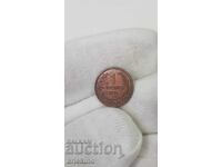 Monedă de cupru de calitate superioară 1 ban 1912 cu luciu