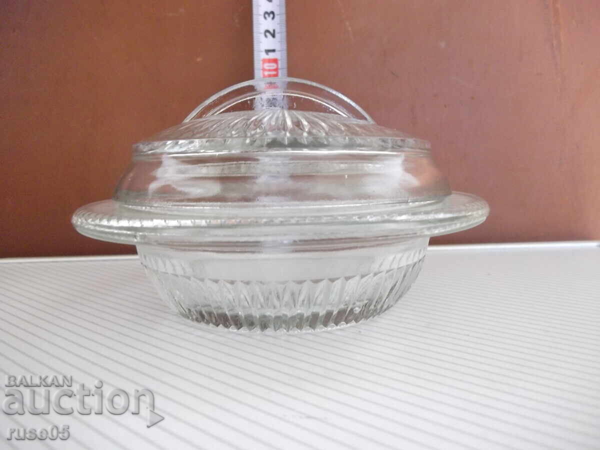 Glass bowl with lid - 5