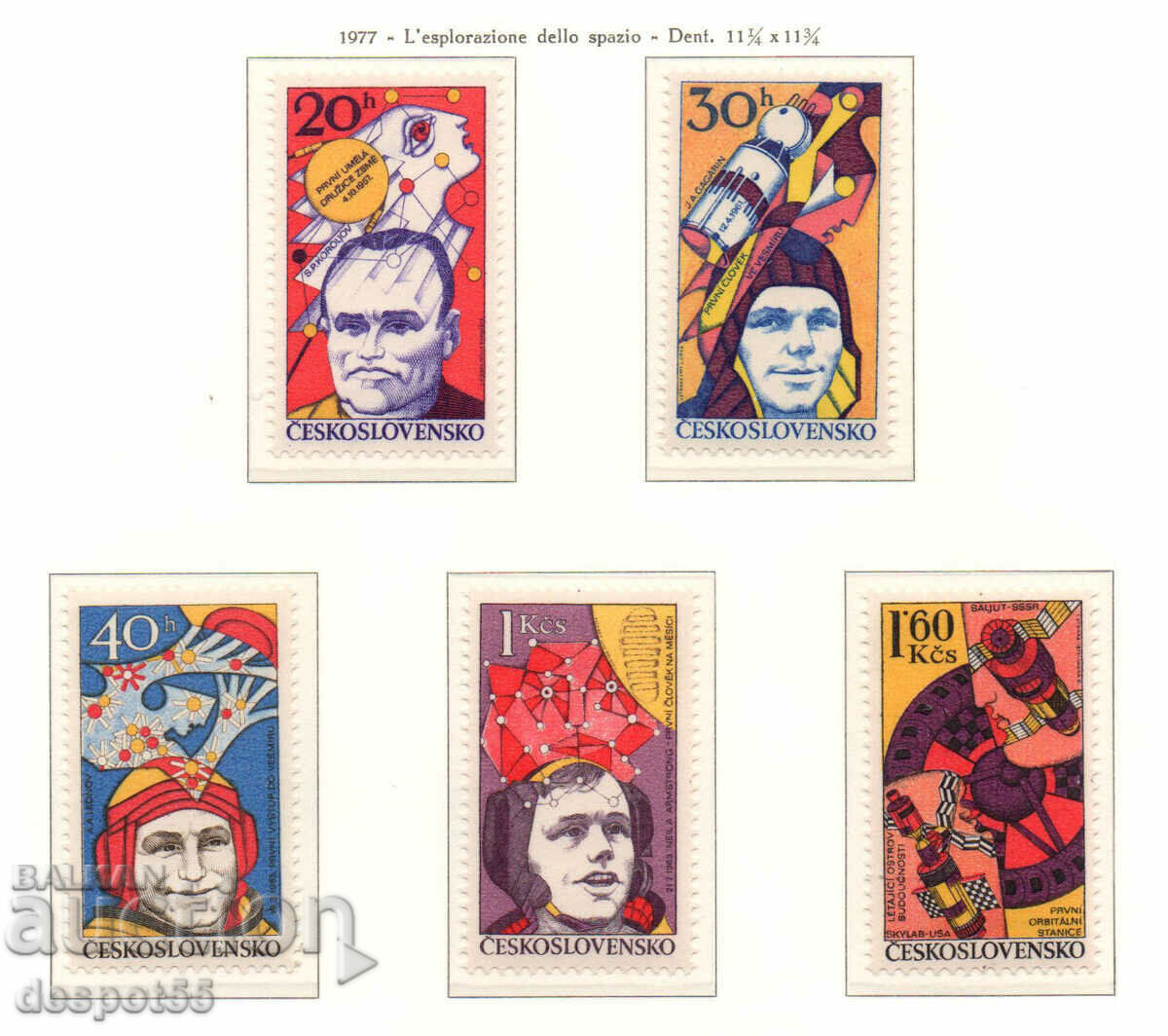 1977. Czechoslovakia. Space Exploration