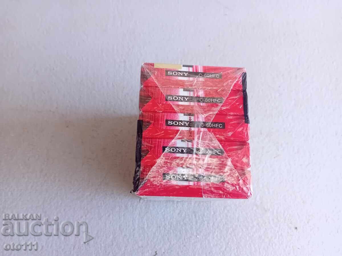 Аукцион НОВИ АУДИО КАСЕТИ - SONY С- HF60С - 5 броя