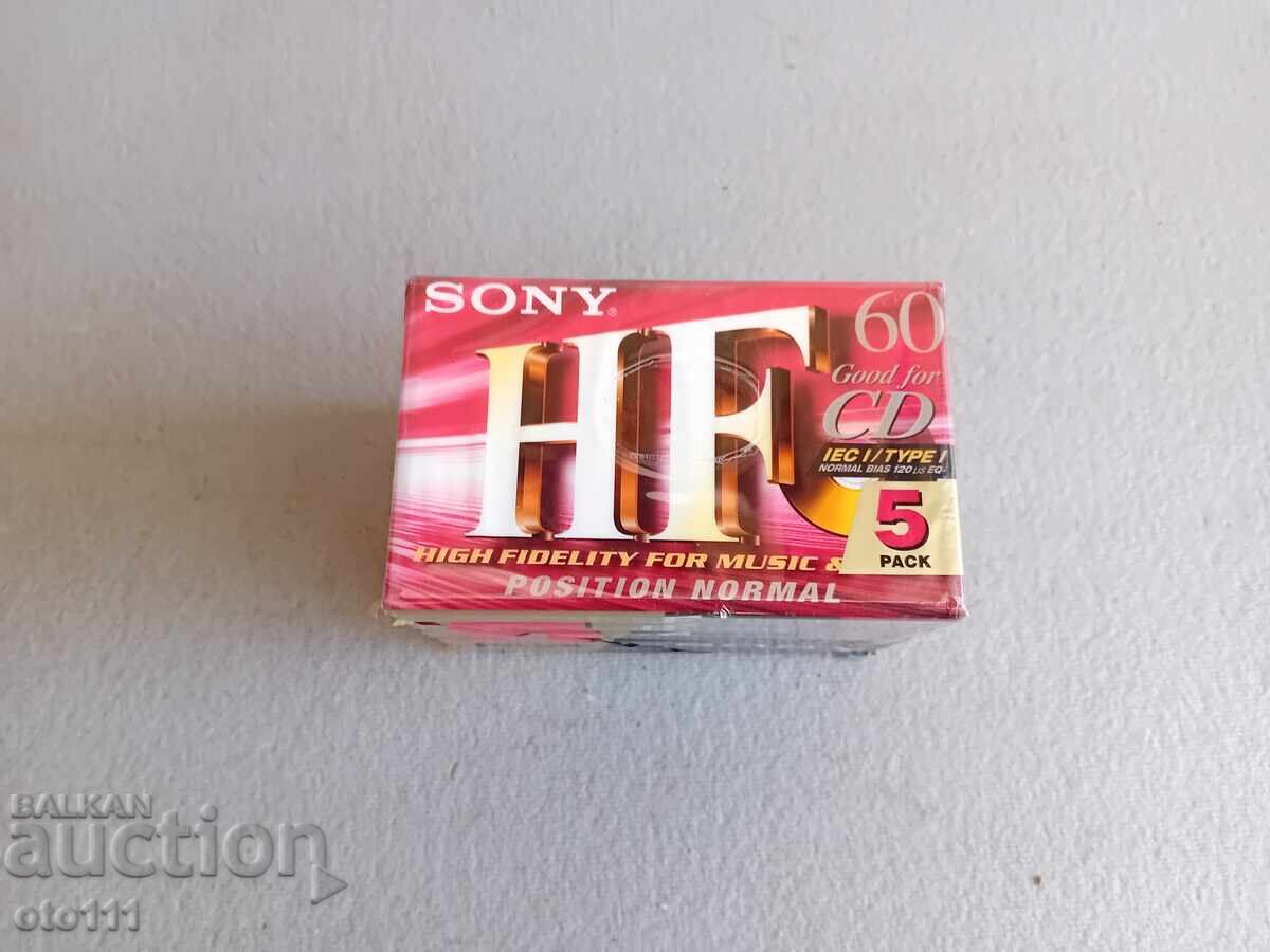 НОВИ АУДИО КАСЕТИ - SONY С- HF60С - 5 броя