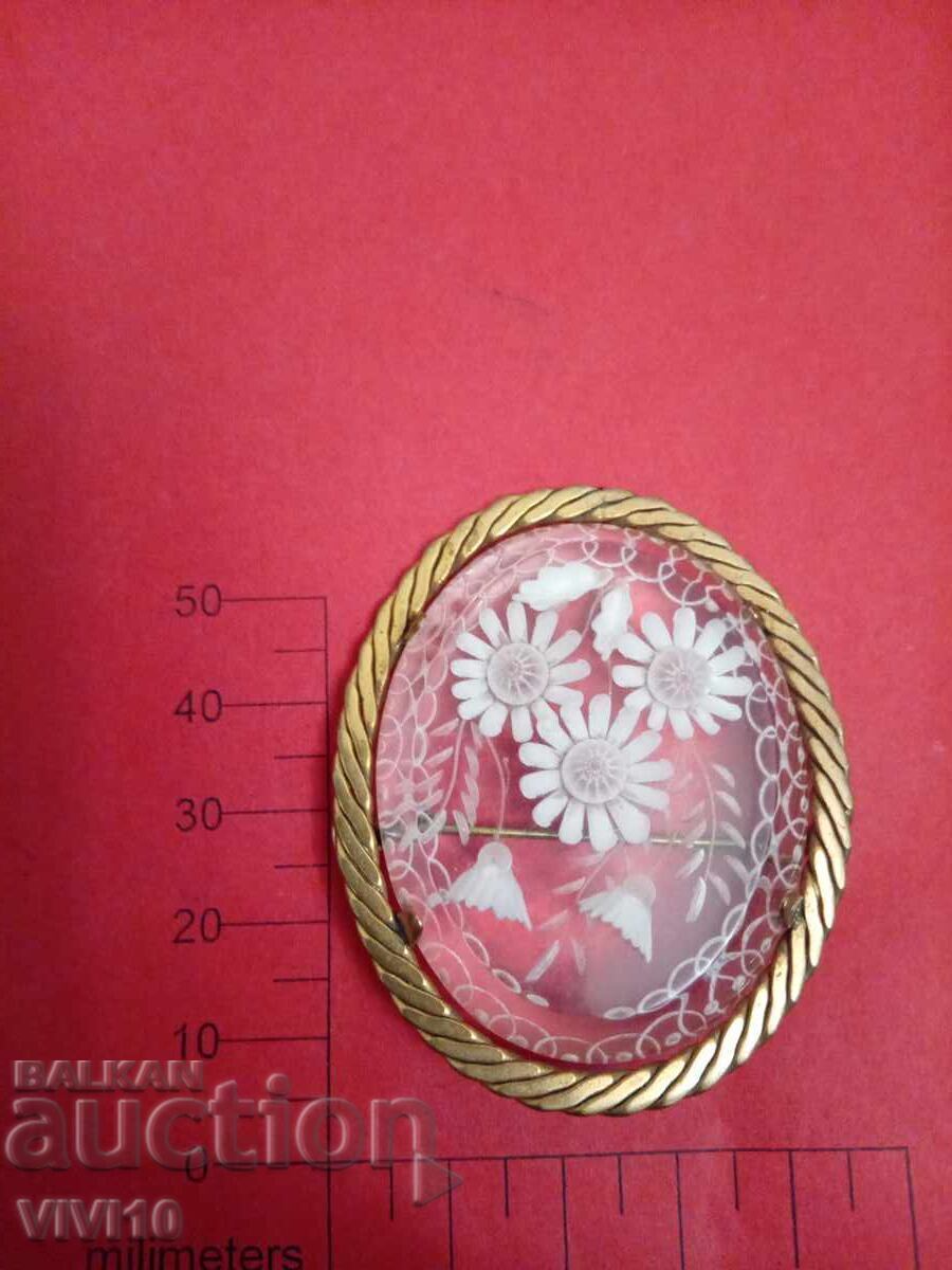 Αρχαία καρφίτσα, λουλούδια