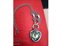 Antique necklace with natural stones