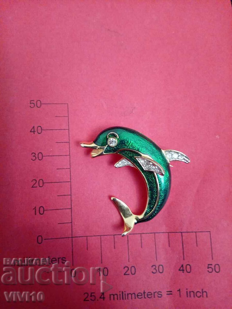 Αντίκα καρφίτσα σμάλτου