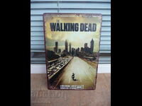 Placă metalică serialul The Walking Dead groază zombi supraviețuire