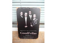 Plăcuță metalică film Goodfellas mafie mafiot De Niro