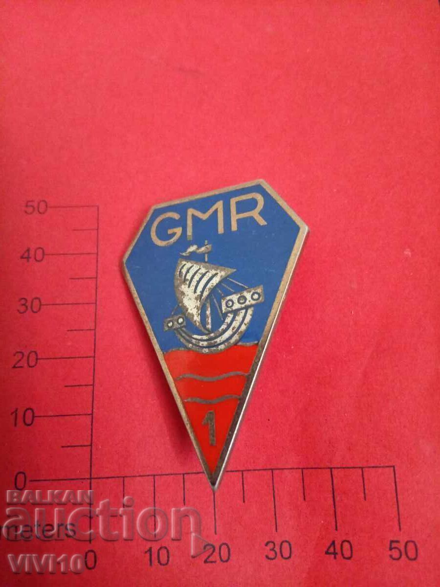 Старинна значка Франция ,емаил