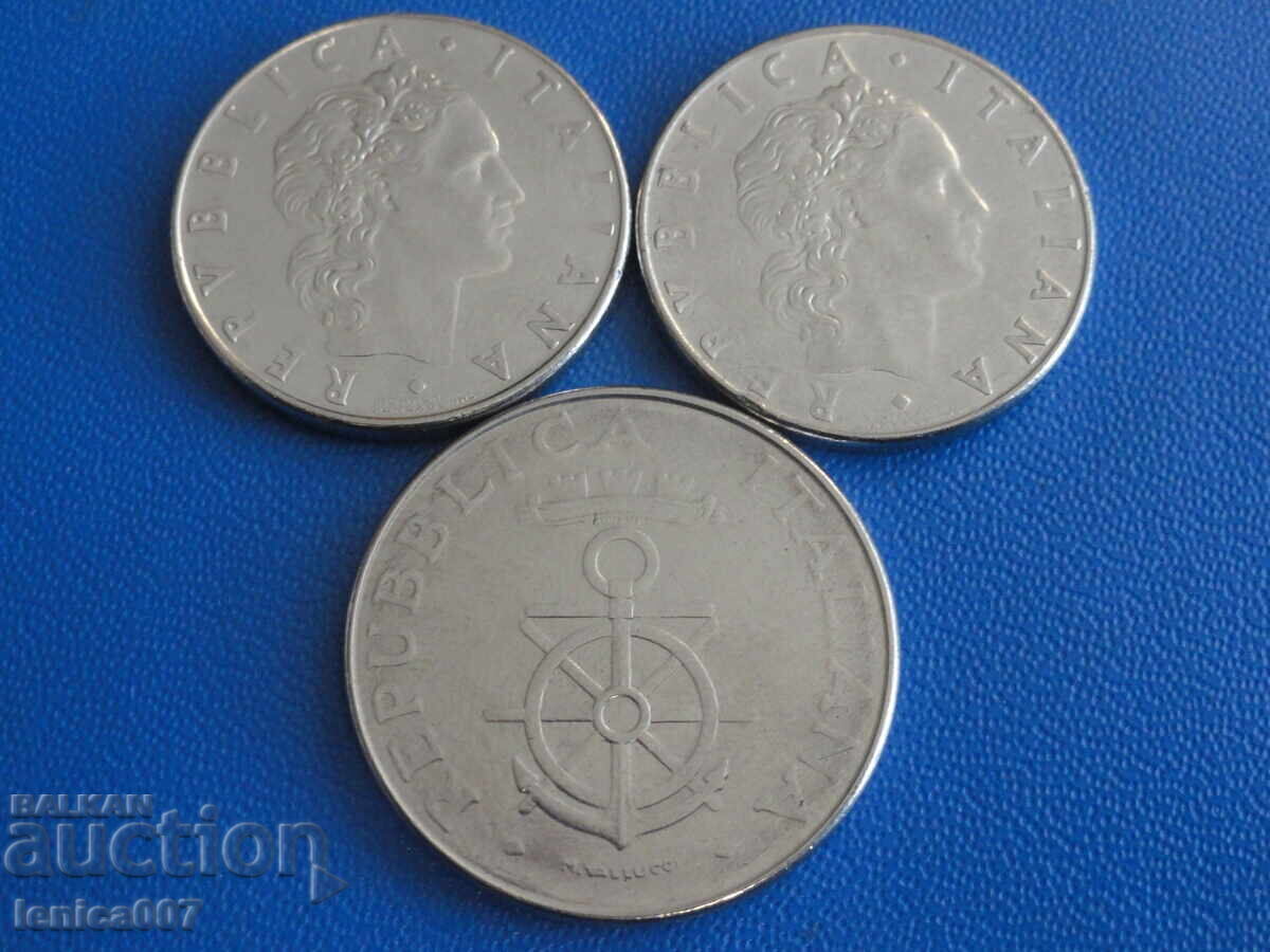 Italy - Coins (3 pieces) - 6 Italy - Coins (3 pieces) - 6
