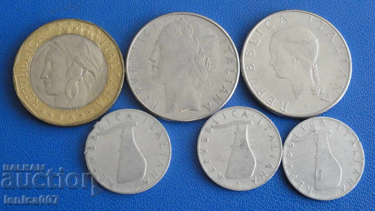 Licitație Italia (7 monede) Licitație Italia (7 monede)