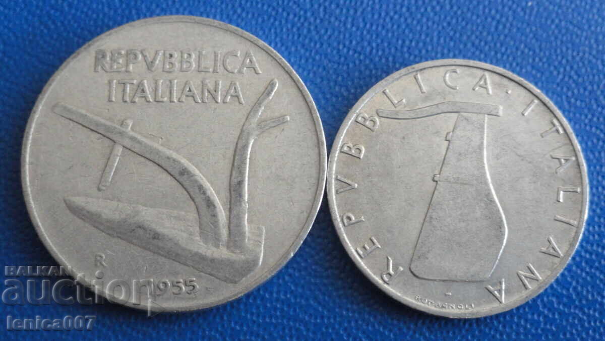 Ιταλία 1955 - 5 και 10 λίρες - 6