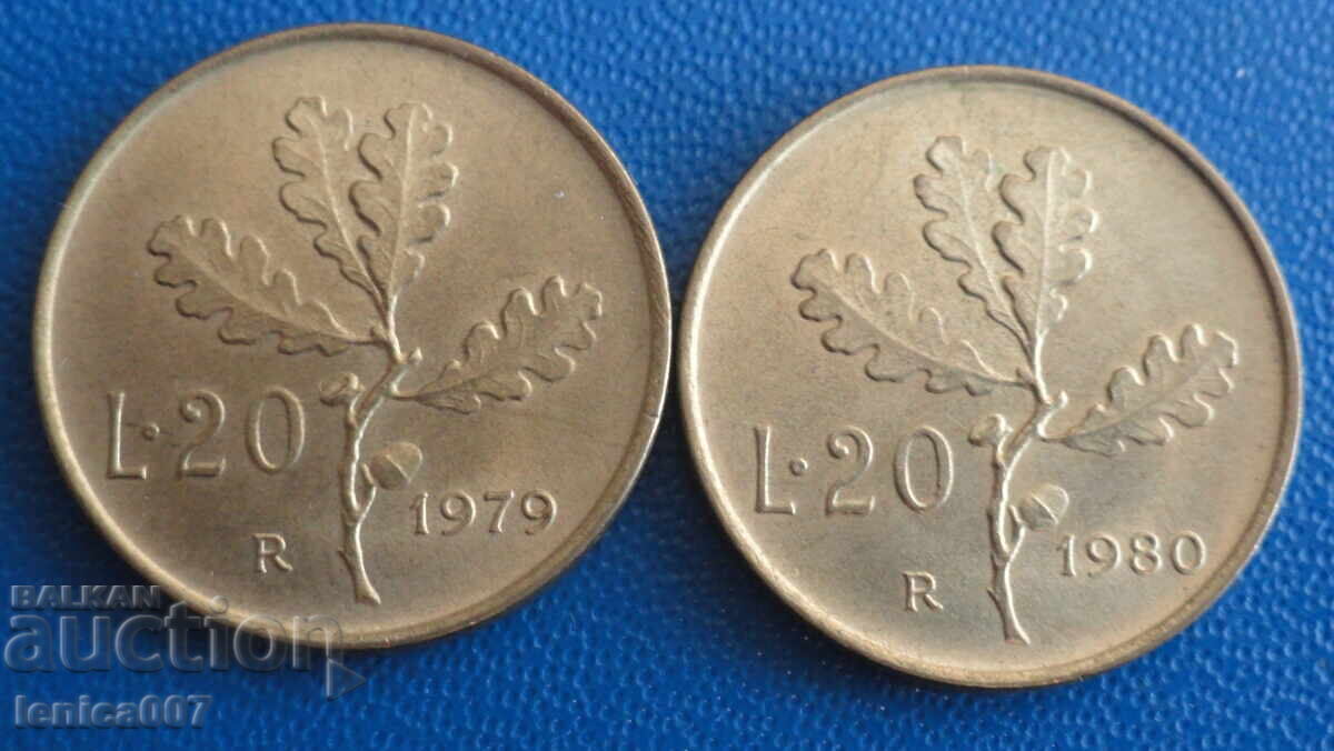 Auction  Italy 1979-80 - 20 Lire