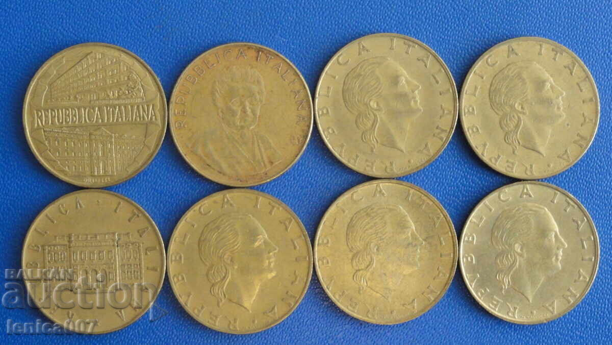 Italy 1979-97 - 200 Lire (8 pieces) with price € 5.60 | 10.95 BGN