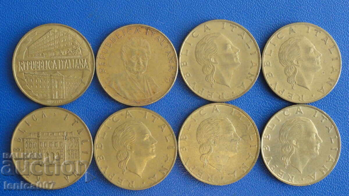 Italy 1979-97 - 200 Lire (8 pieces) - 6