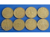 Italy 1979-97 - 200 Lire (8 pieces)
