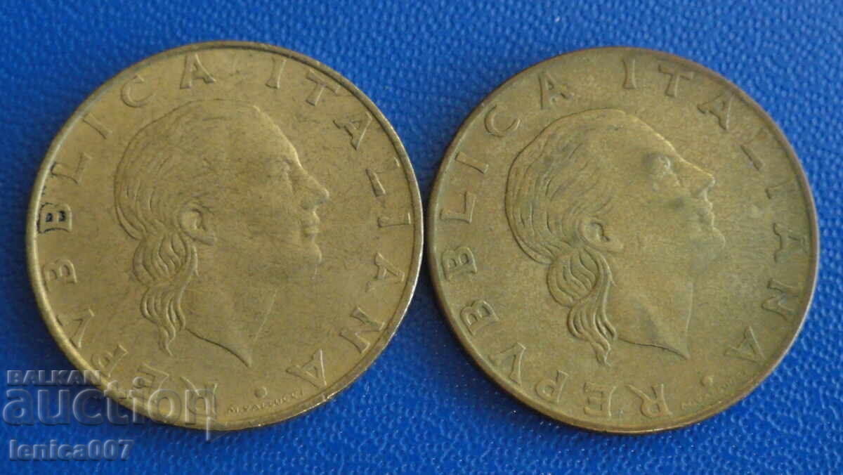 Italy 1993 - 200 Lire (2 pieces) - 6 Italy 1993 - 200 Lire (2 pieces) - 6