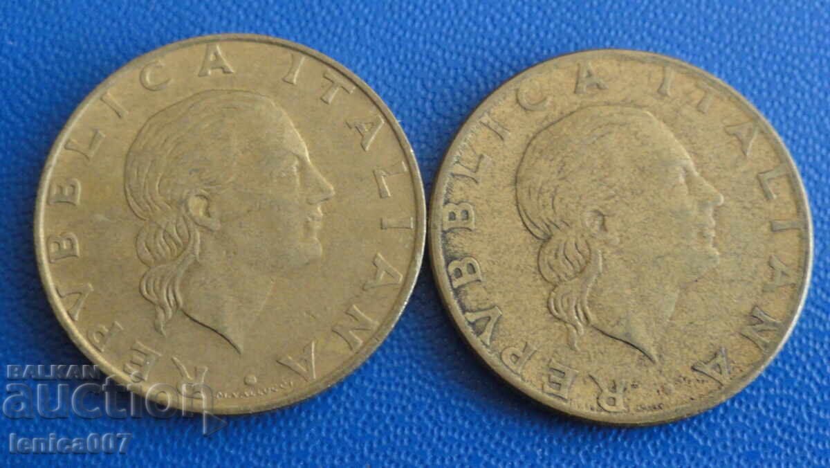 Livrarea Italia 1994 - 200 lire (2 bucăți) Livrarea Italia 1994 - 200 lire (2 bucăți)