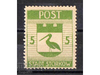 1946. Germany. Local Post - City of Storkow. Coat of Arms