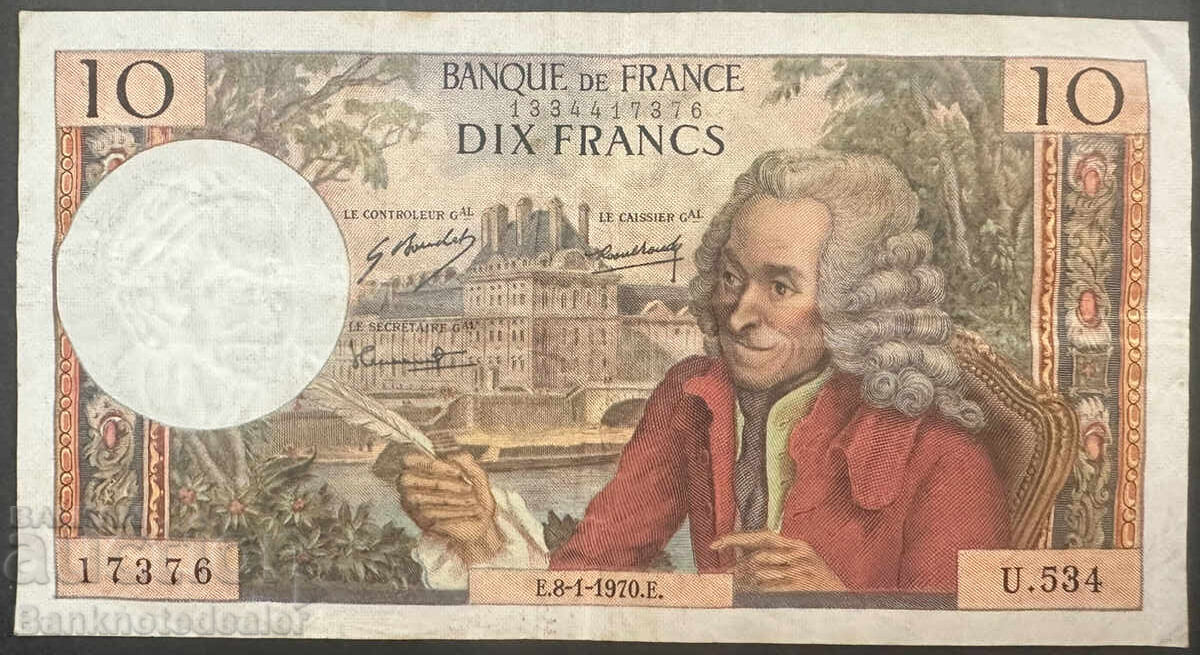 France 10 Francs 1966 Pick 147a Ref 7376 France 10 Francs 1966 Pick 147a Ref 7376