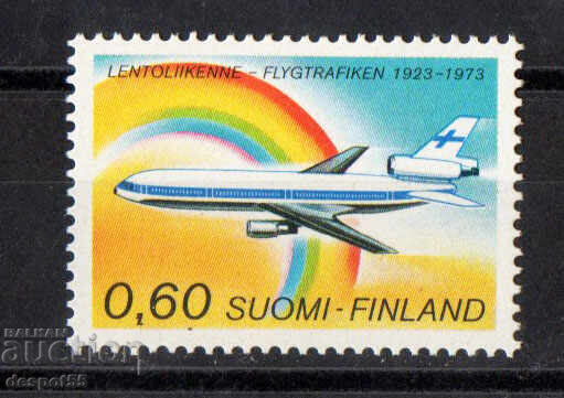 1973. Φινλανδία. 50η Επέτειος της Αεροπορικής Κυκλοφορίας