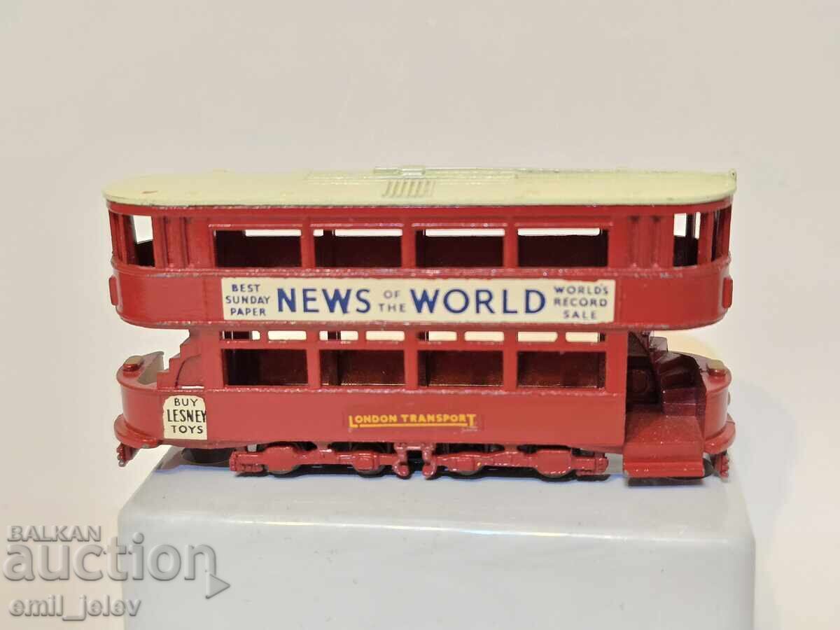 Auction  MATCHBOX LESNEY-YESTERYEAR Y-3(A) 1907 London E Class Tramcar