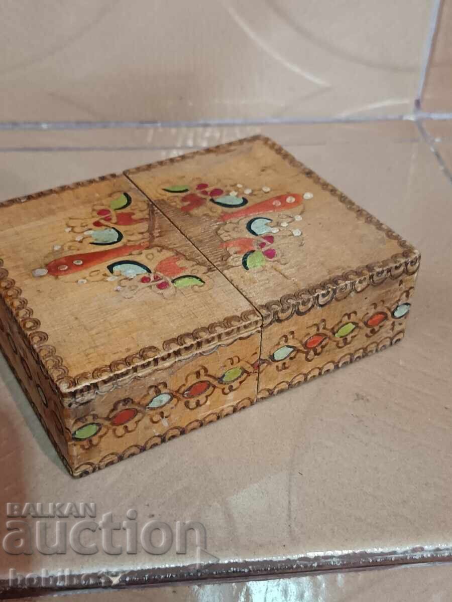 Retro wooden card box - 5