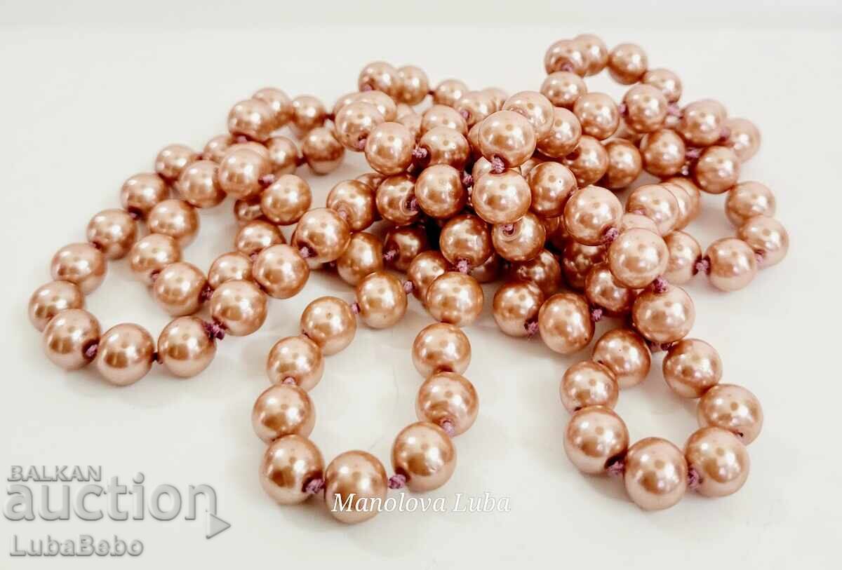 Κολιέ από κρύσταλλα ροζ χρυσού μαργαριτάρια SWAROVSKI - 6