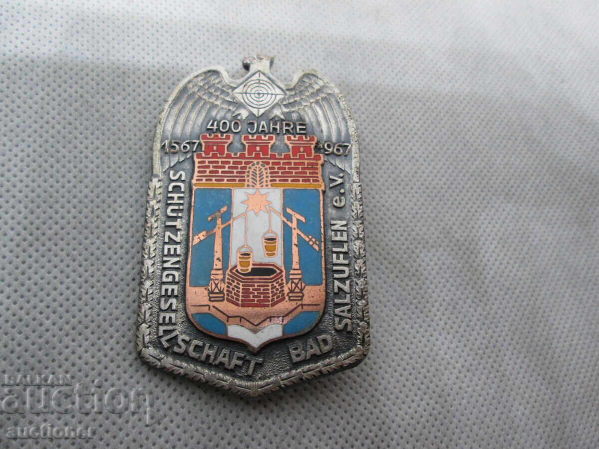 Delivery of BREAST BADGE - GERMANY SHOOTING Delivery of BREAST BADGE - GERMANY SHOOTING