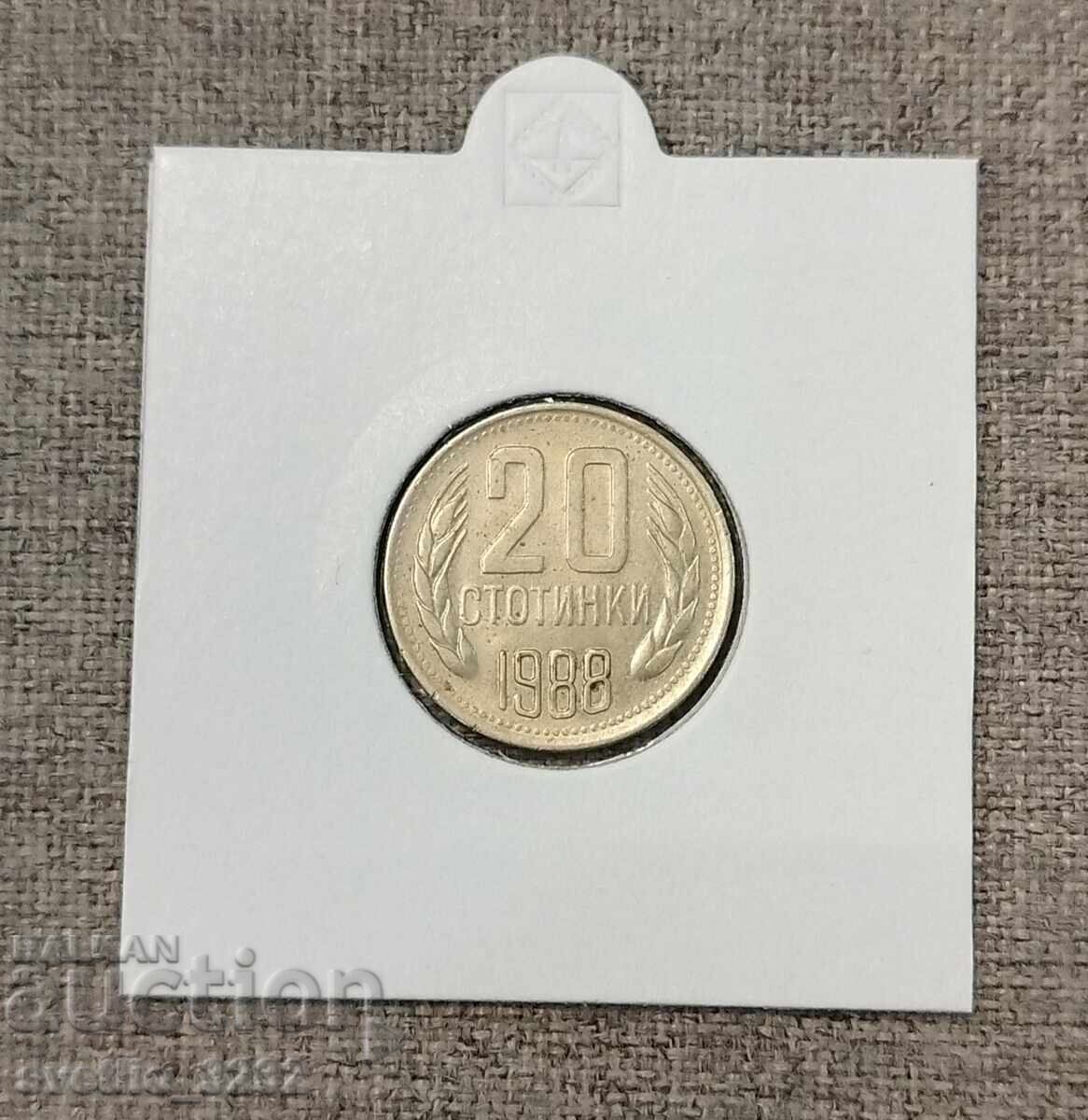 20 de cenți 1988 20 de cenți 1988