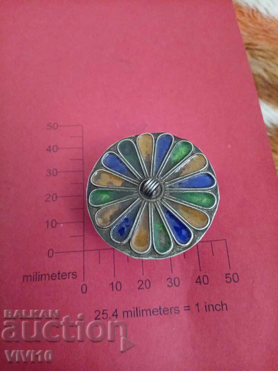 Cutie de bijuterii veche, email