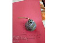 Cutie de bijuterii antic, bronz, aurire