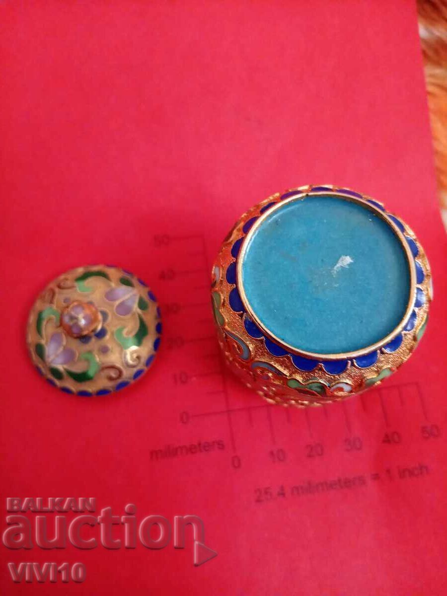 Livrarea Cutie de bijuterii antic, bronz, aurire