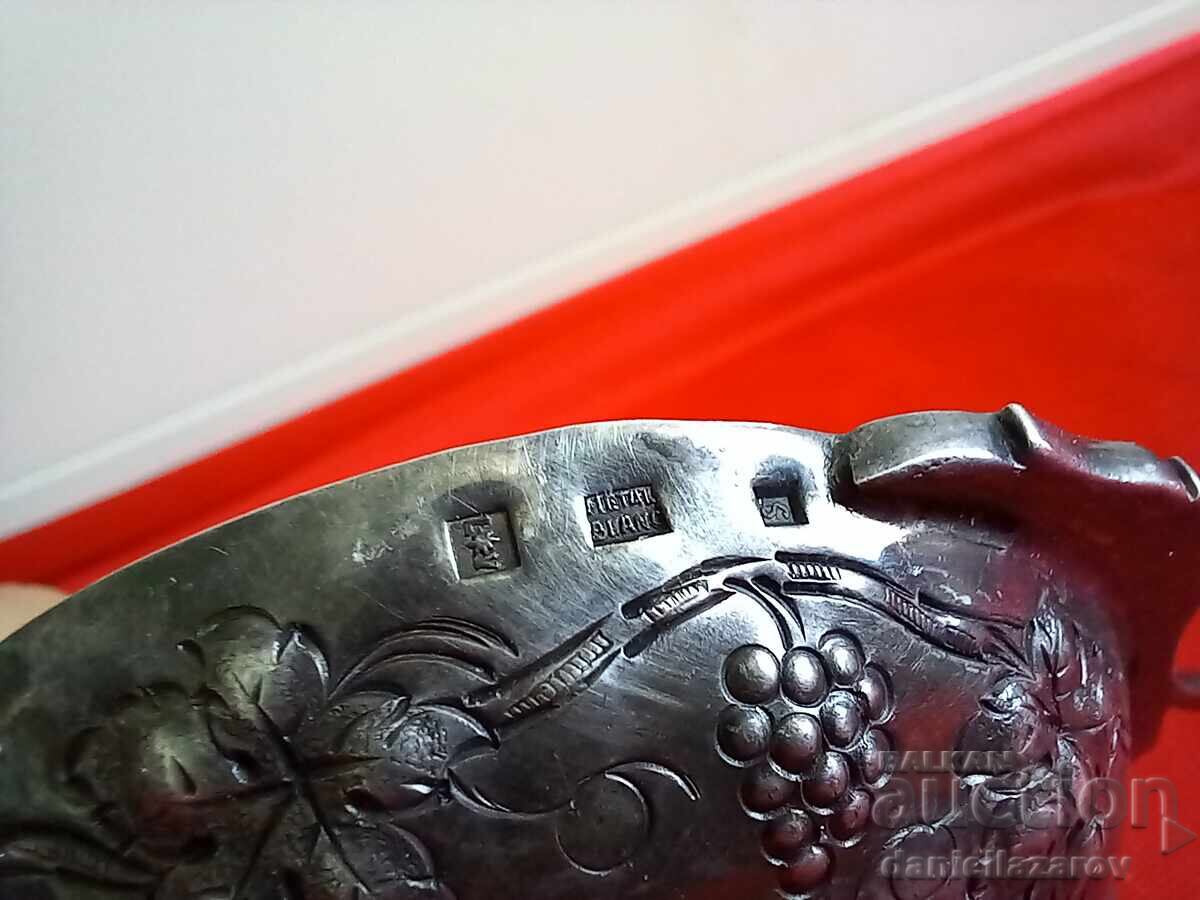 Παράδοση Star Srebren SOMELIERSKI Tas, Sŭd Chasha Markiran! (Same as original, just in Greek letters)