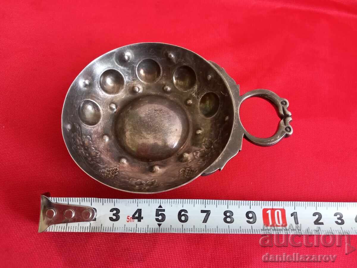 Vechi Argintat SOMELIER Pahar, Vas Cupă Marcat! - 5