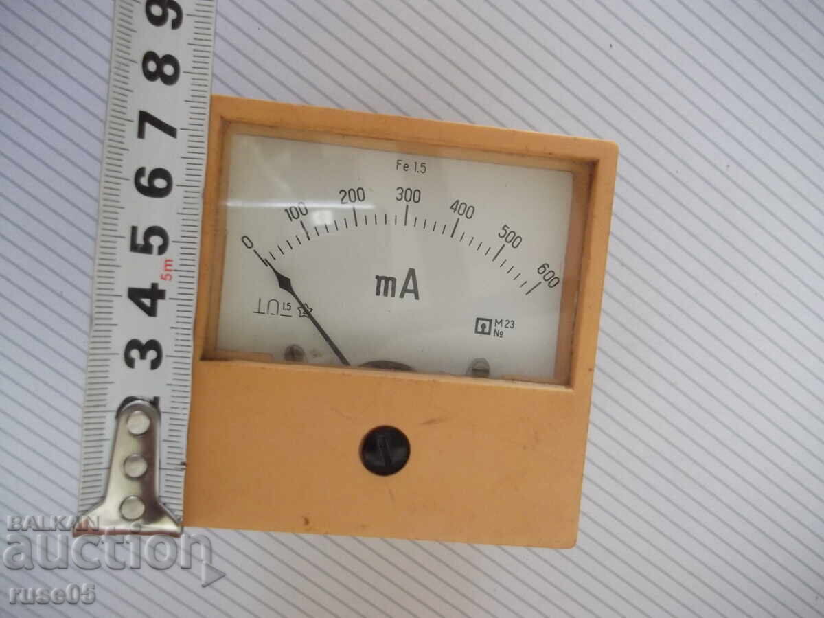 Αμπερόμετρο "Μ23" από την εποχή του σοσιαλισμού, λειτουργικό - 7
