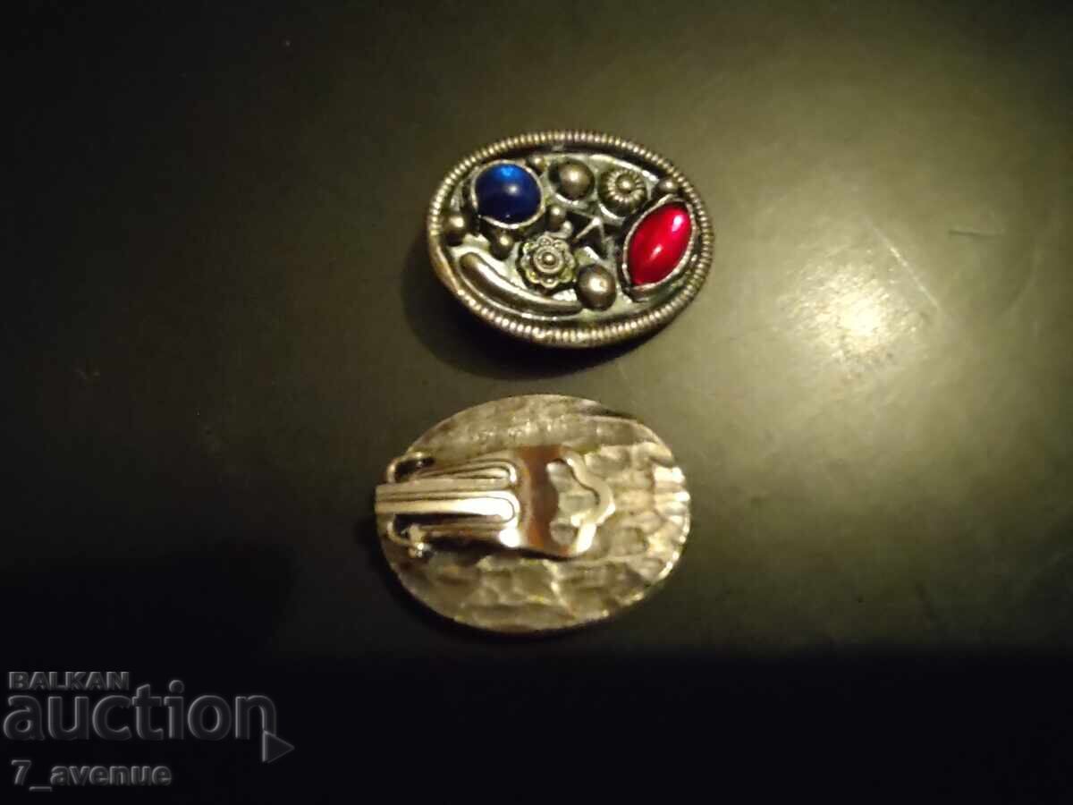 Аукцион Обици клипс, кост птици 70те 2.05.2025