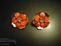 Cercei tip clips, flori 70's 2.05.2025