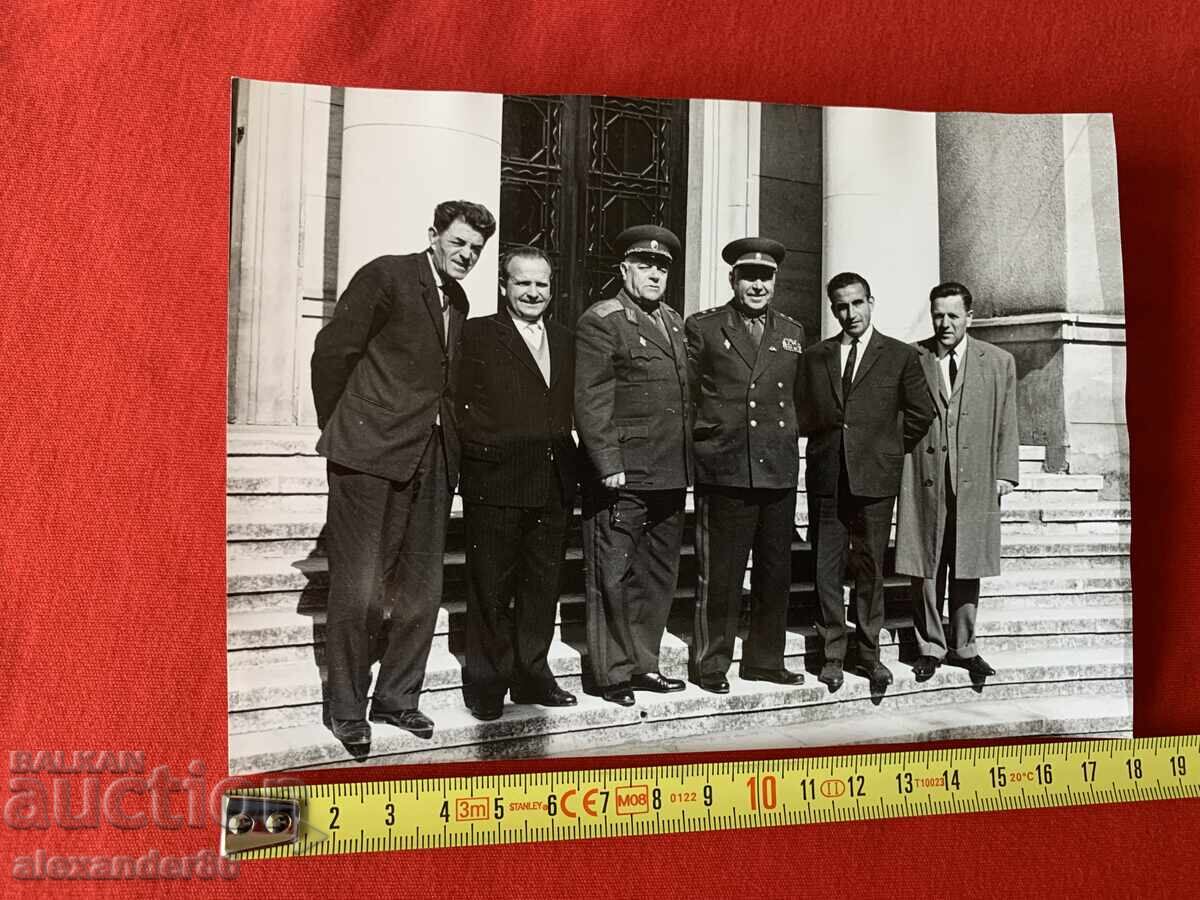 Γενεράλ Ανοσίν Βάλκαν Σοπόφ Τολμπούχιν 1965 g. παλιά φωτογραφία - 5