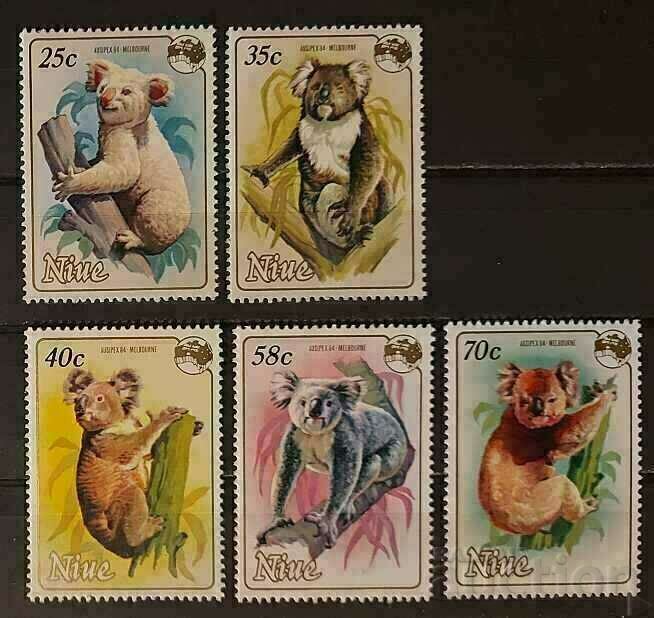 Ниуе 1984 Фауна/Коали MNH